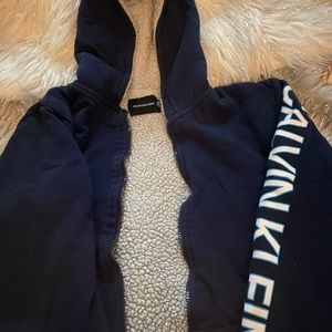 Boys Calvin Klein sweater hoodie jacket